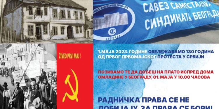Performansom i polaganjem cveća na spomenik Dimitriju Tucoviću, Savez i Sindikat Beograda obeležavaju Praznik rada