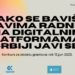 Ako se baviš pravima radnika na digitalnim platformama u Srbiji javi se!