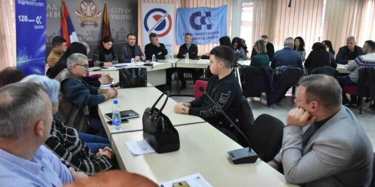 Sindikat uprave Srbije na terenu informiše članstvo o rezultatima rada, prvi sastanak u Valjevu