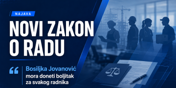 Jovanović: Novi zakon o radu mora doneti boljitak za svakog radnika