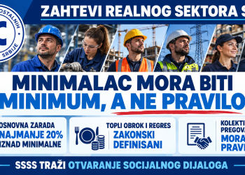 ZAHTEV SA PREDLOGOM MERA ZA UNAPREĐENjE POLOŽAJA ZAPOSLENIH U REALNOM SEKTORU REPUBLIKE SRBIJE — INICIJATIVA ZA RAZMATRANjE U SOCIJALNO-EKONOMSKOM SAVETU REPUBLIKE SRBIJE
